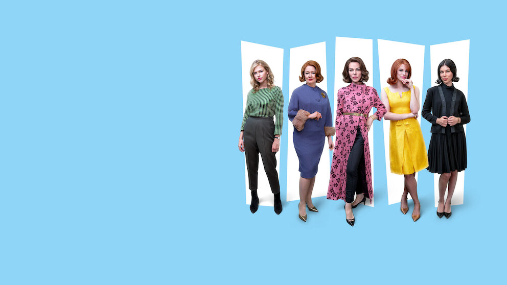 the ladies in black dresses (2024): Season 1_hook_02 1970's Cotton A-line Dress